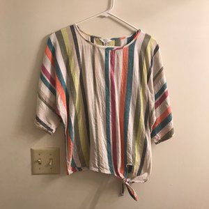 Time And Tru Striped Blouse